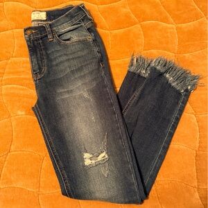 Free People Dark Blue Denim Jeans